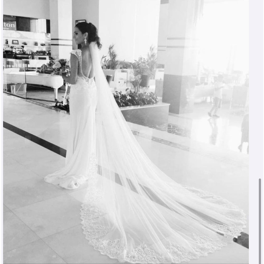 MUSE by Berta Aisha (17-20) Wedding Dress Worn for only 1 hour & dry cleaned! - Picture 9 of 13